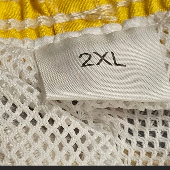 2XL CARTOON DUCK SHORTS/SWIM TRUNKS WITH WHITE MESH ON THE INSIDE. - Picture 6 of 7